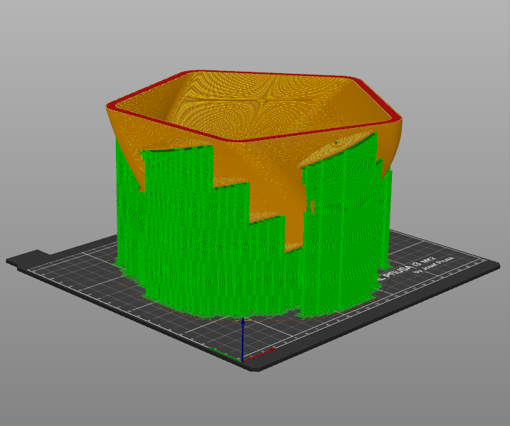 Miniatura 2 do modelo 3D Cache Pot Twisted, Pentagonal, Parametric