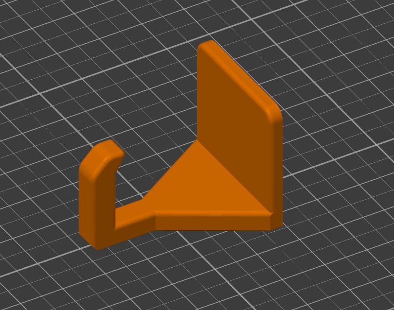 Miniatura 3 do modelo 3D Adhesive kitchen hooks