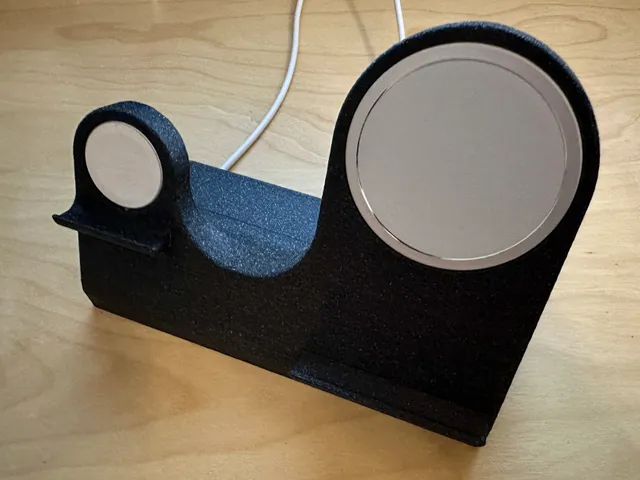 iPhone and Apple Watch Stand with changers