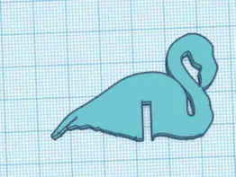 Flamingo Cup Clip