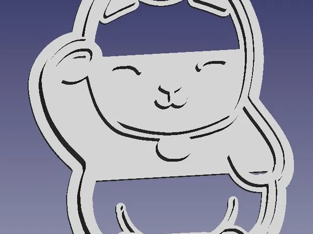 Lucky Cat Cookie Cutter