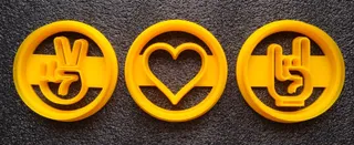 Peace, Love and, Rock-n-Roll Cookies