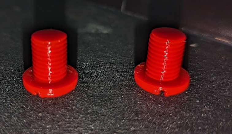 motorcycle mirror bolt cap for 10x1.25 (right and left hand)