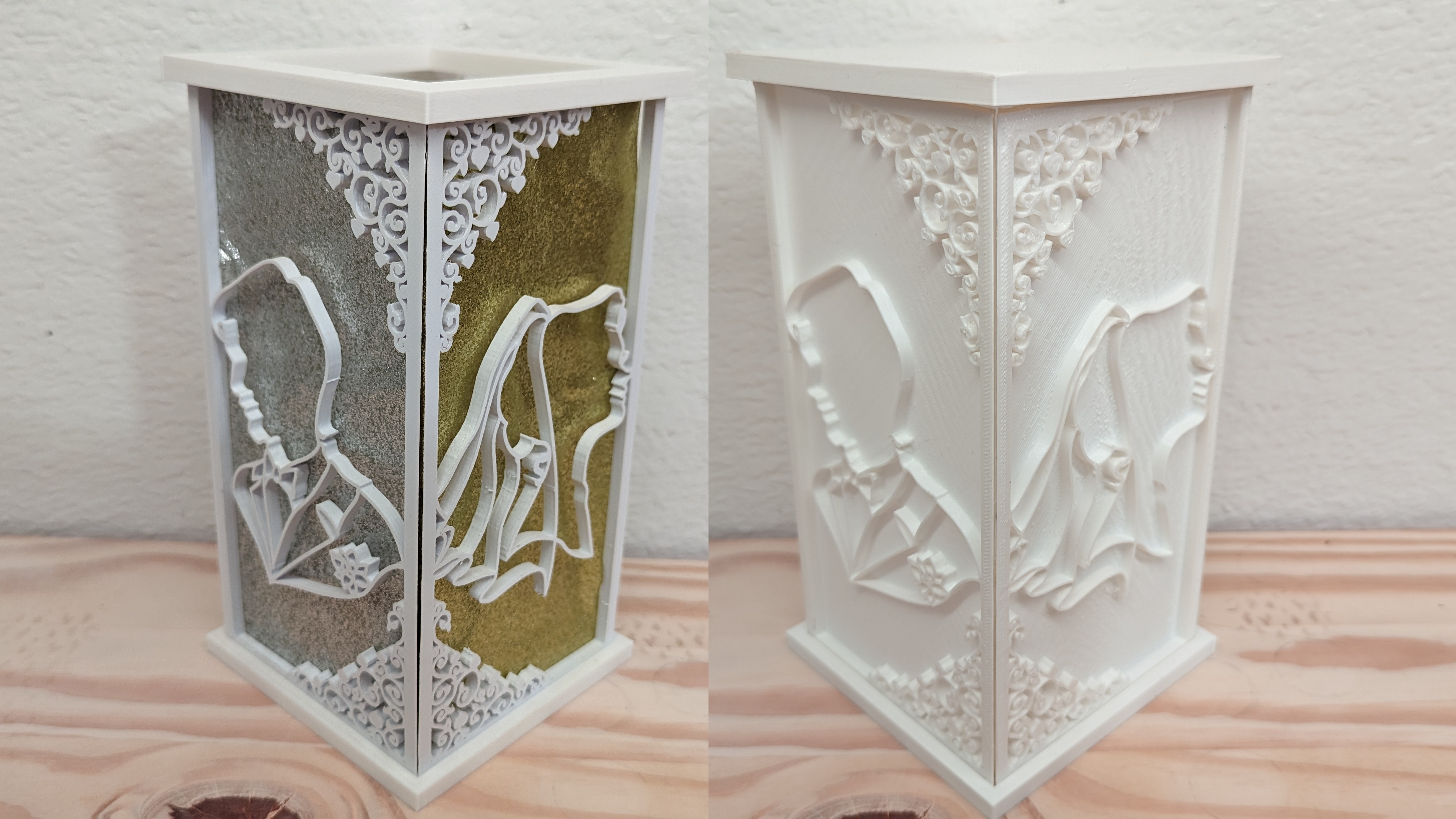 Tabletop Centerpieces - Bride & Groom Series