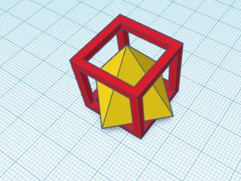 Caged Pyramid