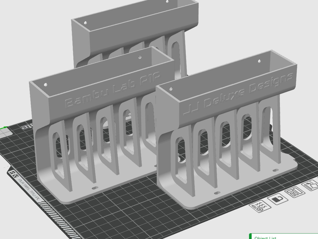 X1 to P1P Auxiliary Part Cooling Fan holder by JJDeluxe73 Download