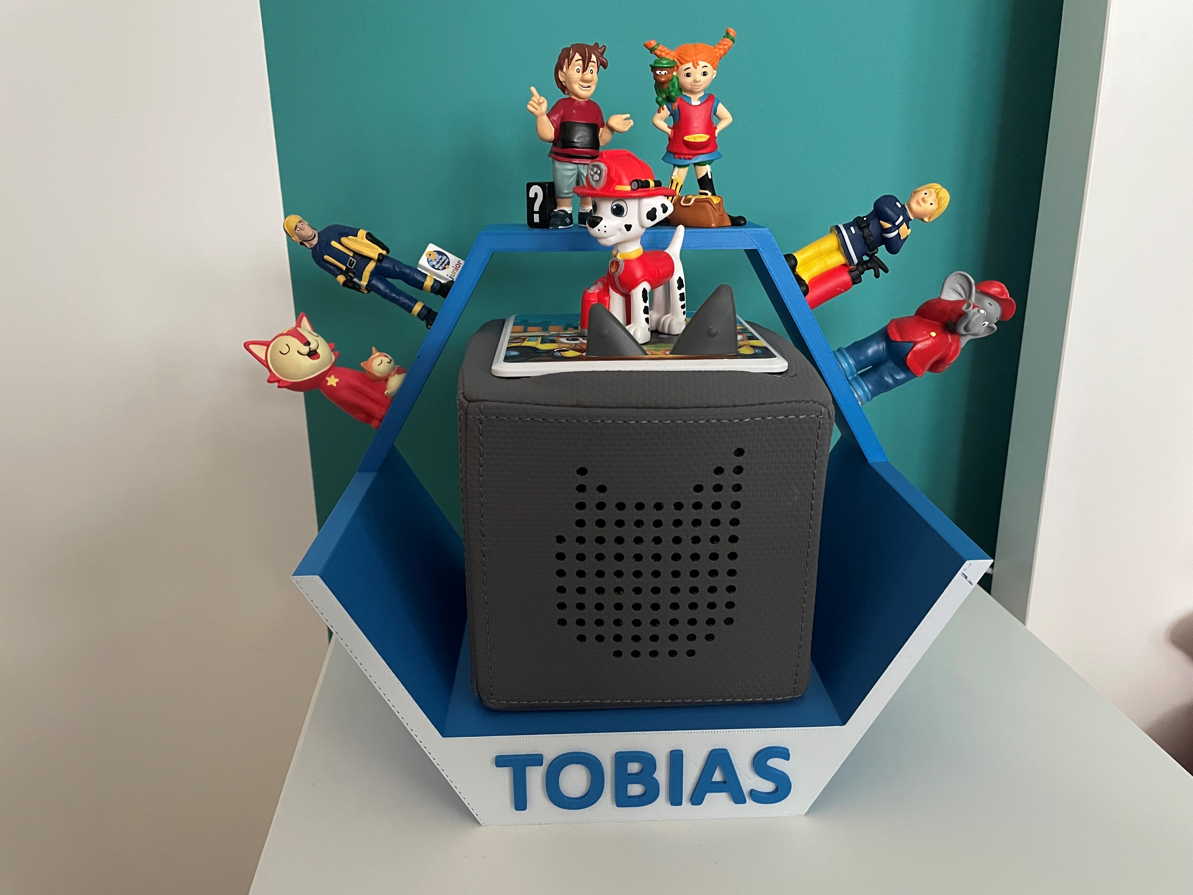 Honeycomb-Shelf for Toniebox / Waben-Regal für Toniebox
