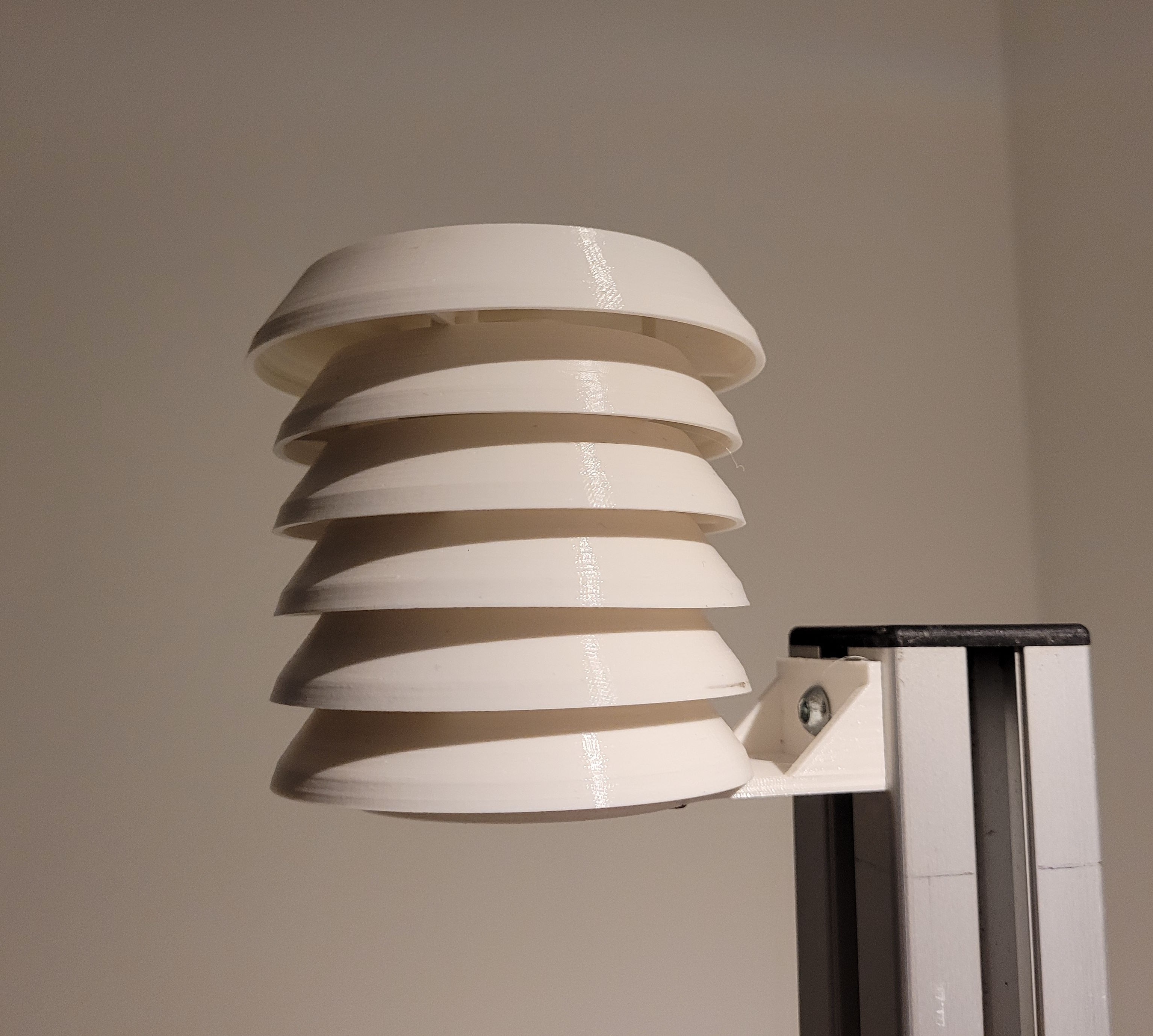 Stevenson Screen for Homematic outdoor temparature/humidity sensor by ...