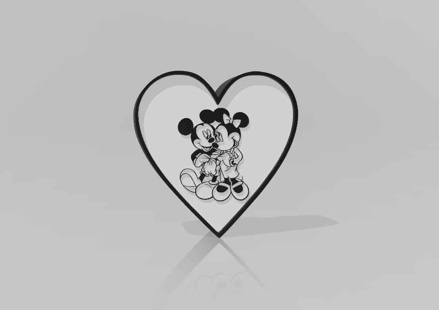 Mickey u. Minnie Lampe