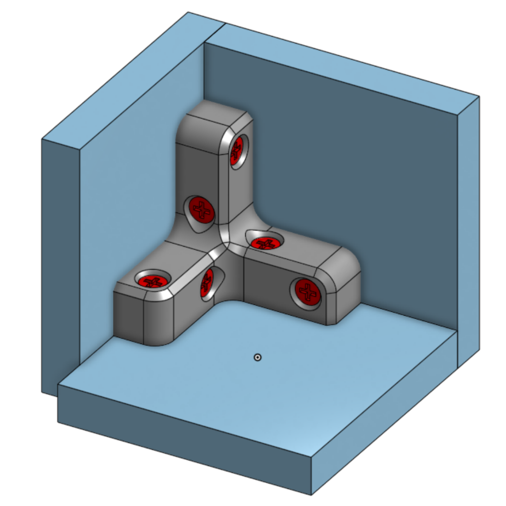 3 way plywood joint by Erik Martino Download free STL model