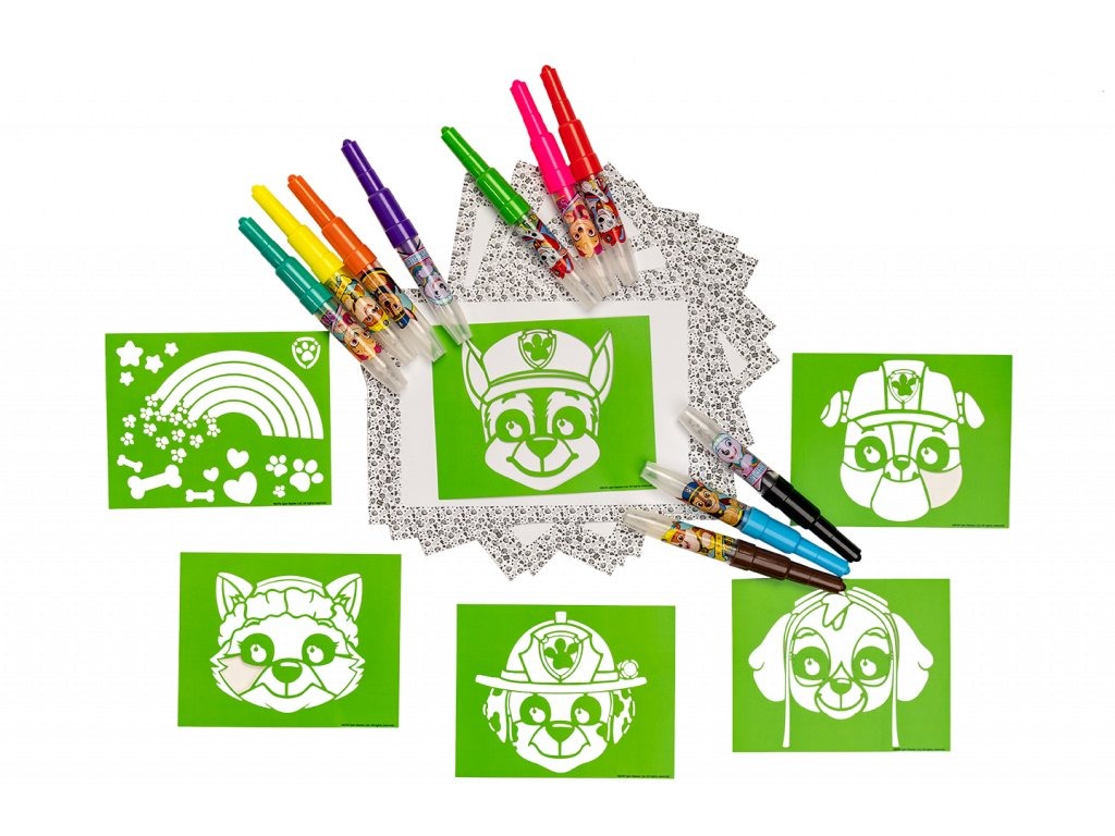 Paw Patrol template for Blow Airbrush Pen Maker