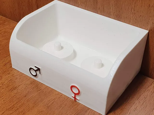 Sonicare toothbrush tray for couples