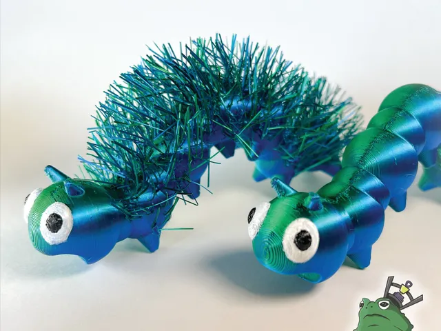 Standing Hairy Caterpillar
