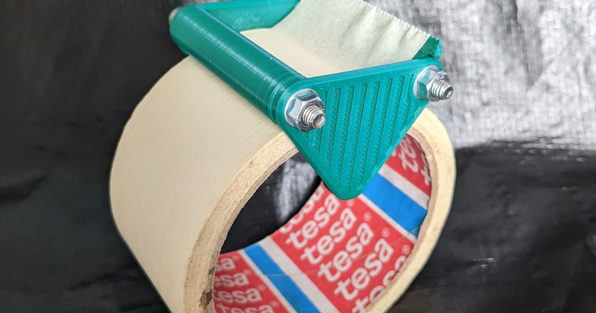 Handheld Painter Tape Dispenser 50mm by DonJon Download free STL