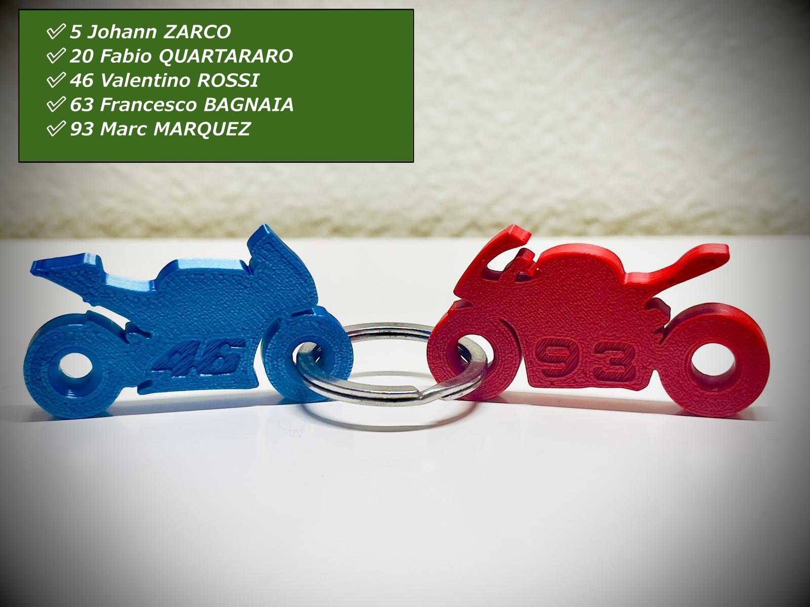 Porte clé moto - motorcycle key holder