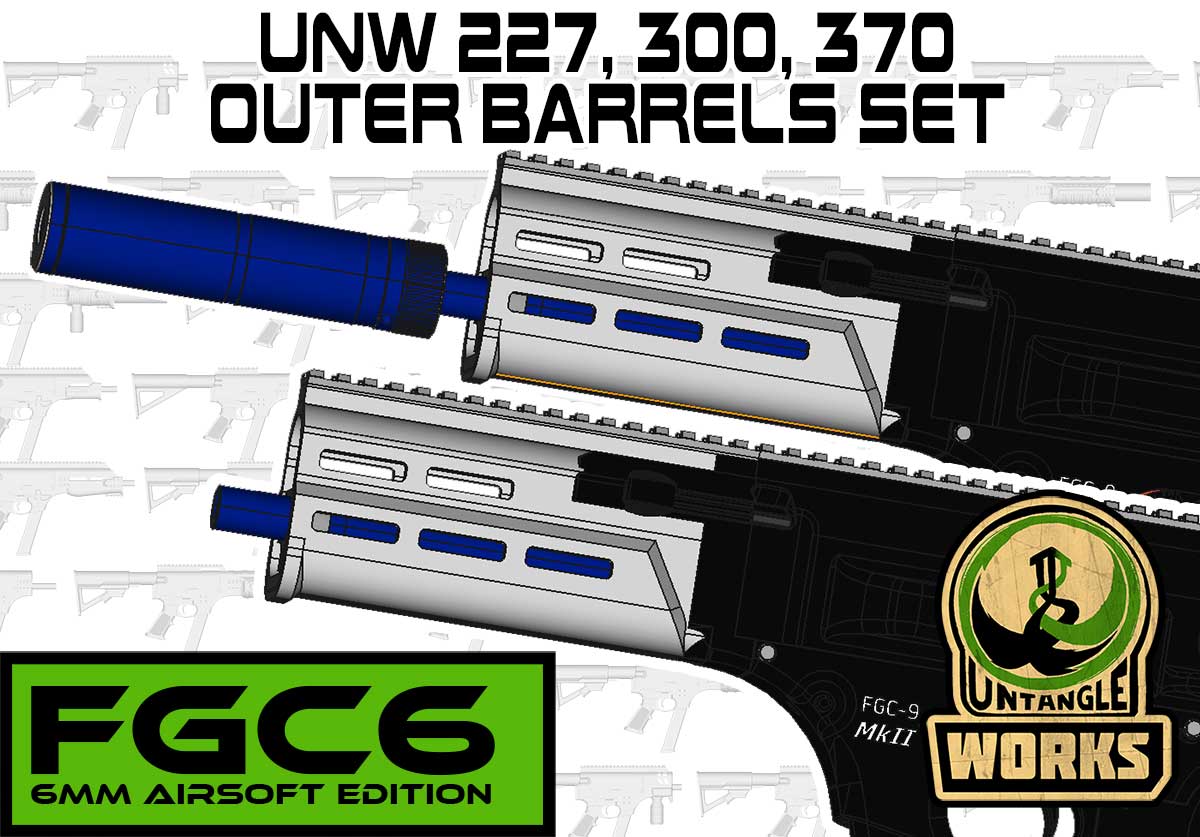 FGC-6 MKI/MKII s, AF, H: UNW 227, 300, 370 Outer barrels set