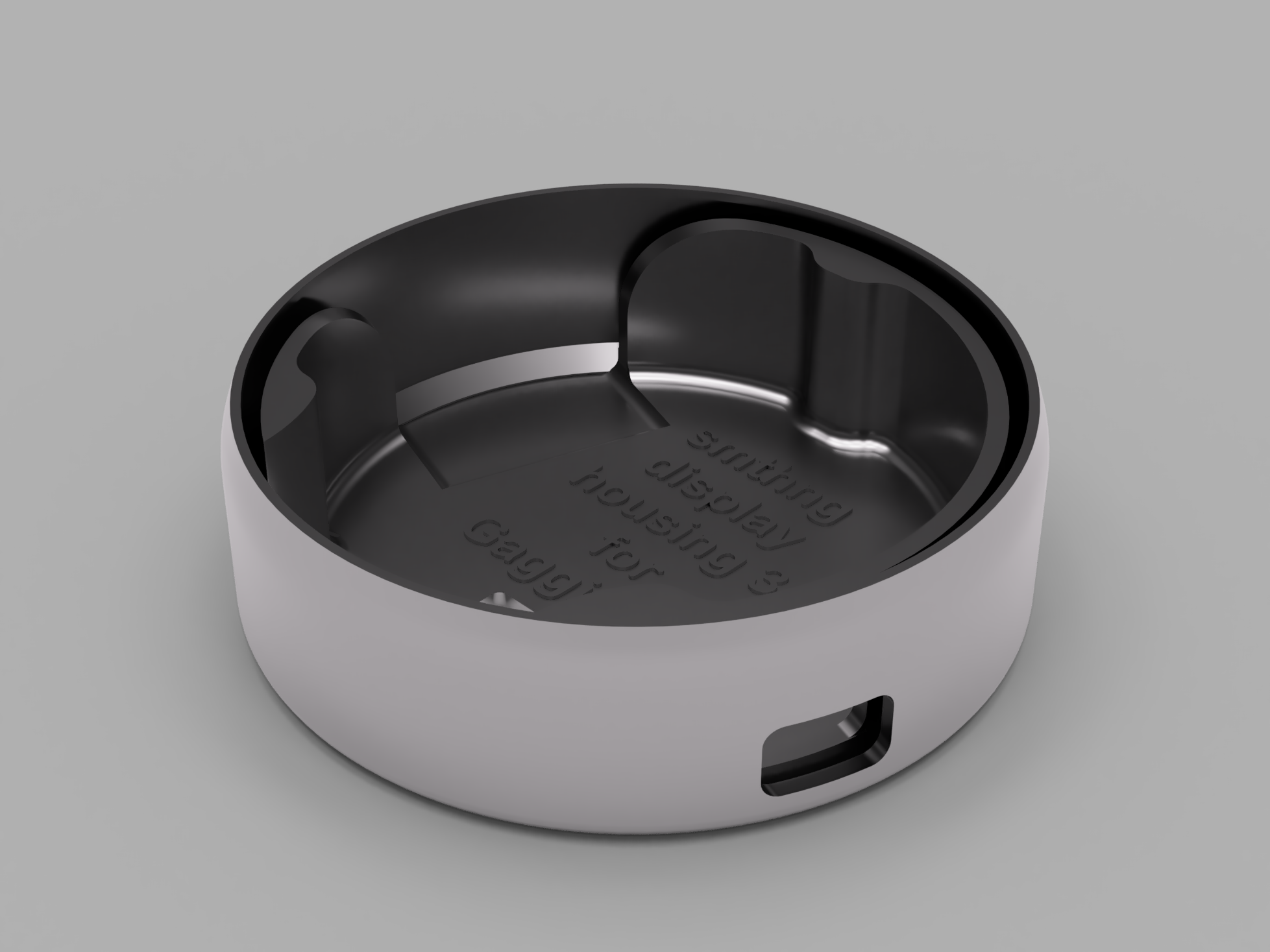 Minimalist housing with frame for the LILYGO T-RGB, 2.1 inch display (smthng housing 3 Var1 for GaggiMate)