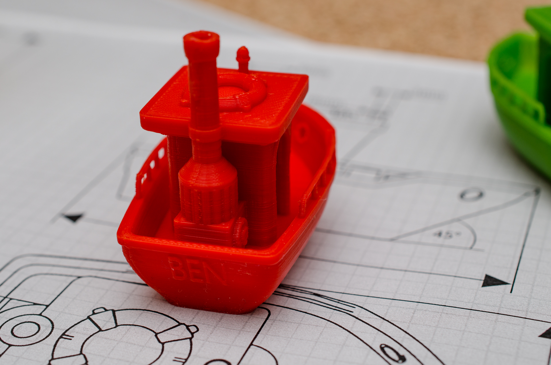 Miniatura 9 do modelo 3D BEN the floating BENCHMARK (Benchy)