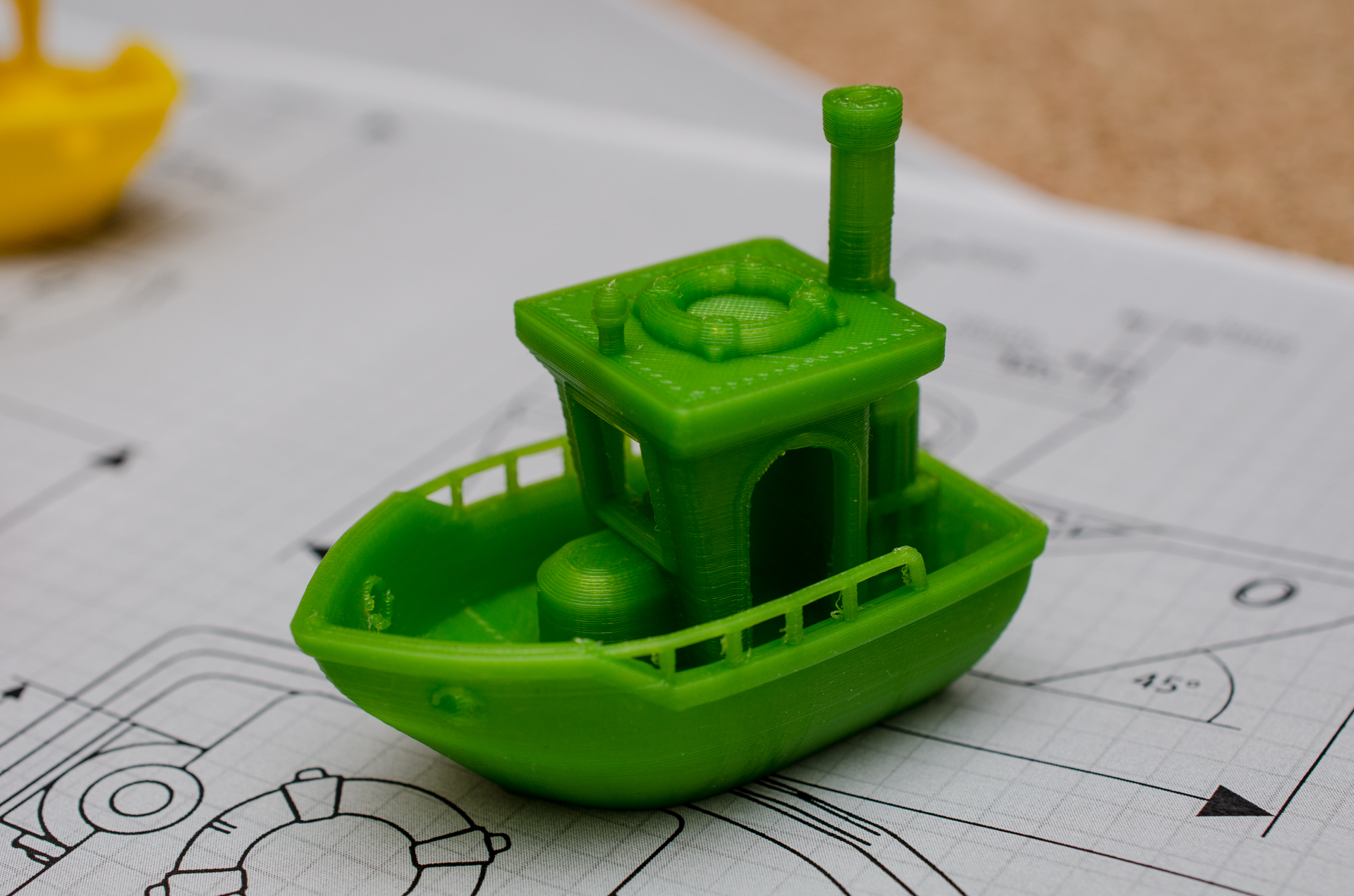 Miniatura 6 do modelo 3D BEN the floating BENCHMARK (Benchy)