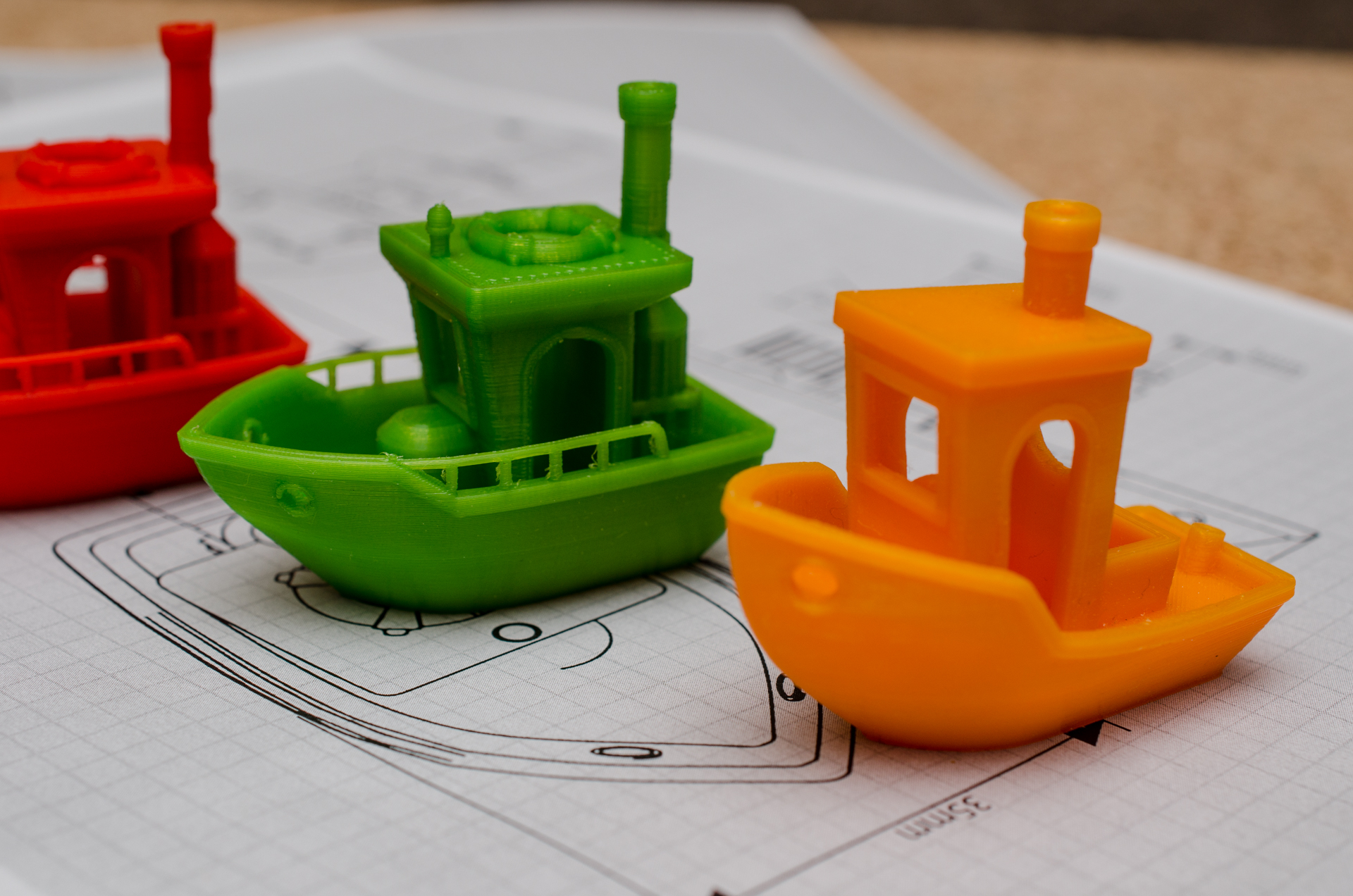 Miniatura 5 do modelo 3D BEN the floating BENCHMARK (Benchy)