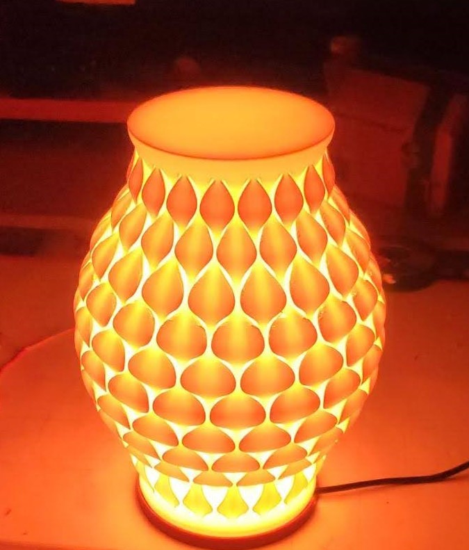 Desk lamp Stand for "A *slightly* Overengineered Olpe Vase"