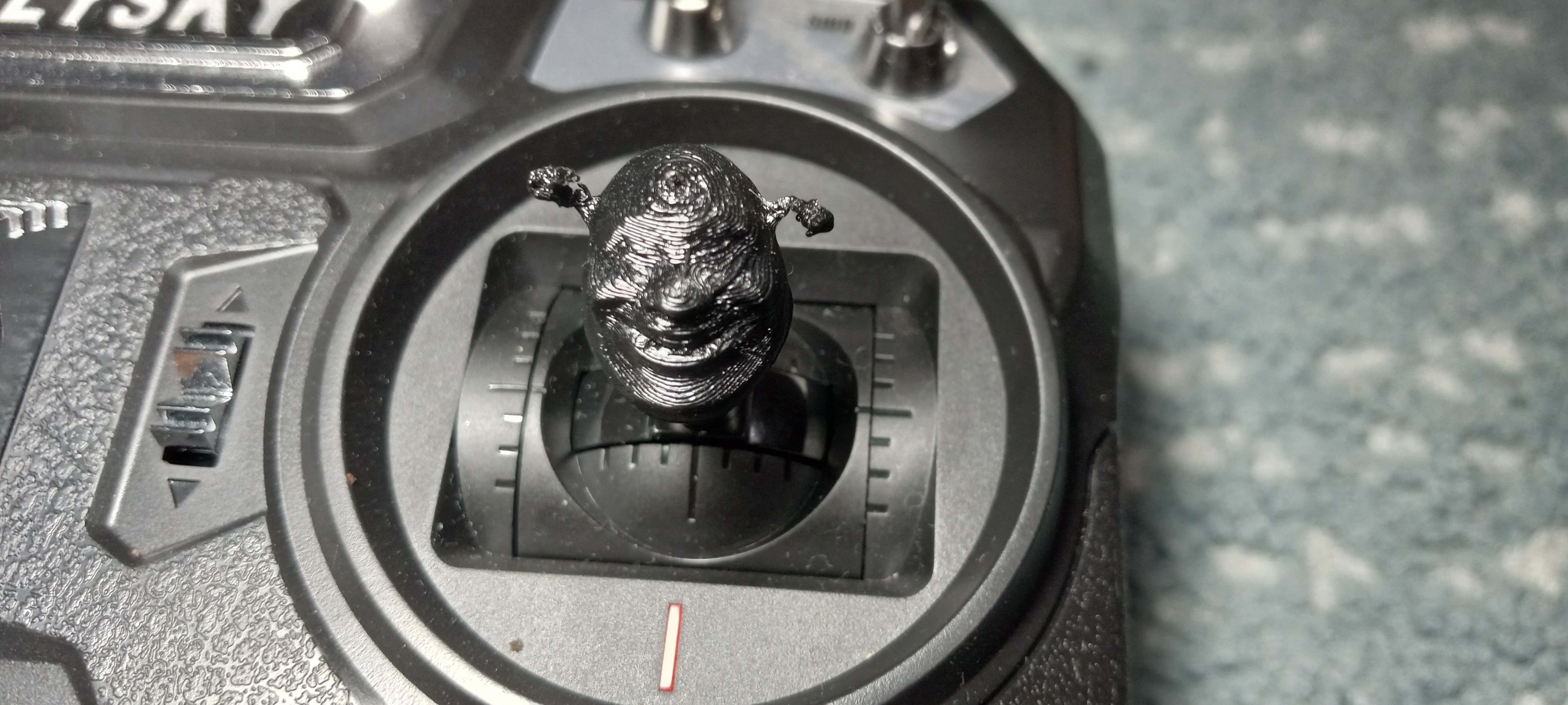 Flysky FS-i6X Joystick Attachment Shrek head