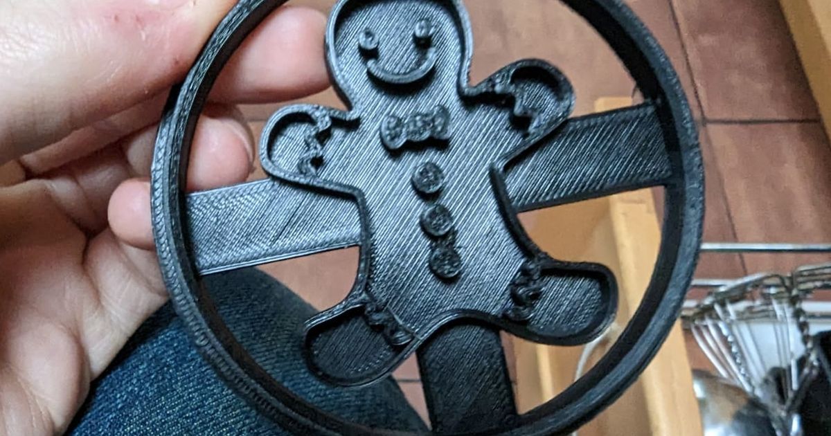 Gingerman cookie cutter by Dorus Download free STL model Printables com Gingerman cookie cutter by Dorus Download free STL model Printables com