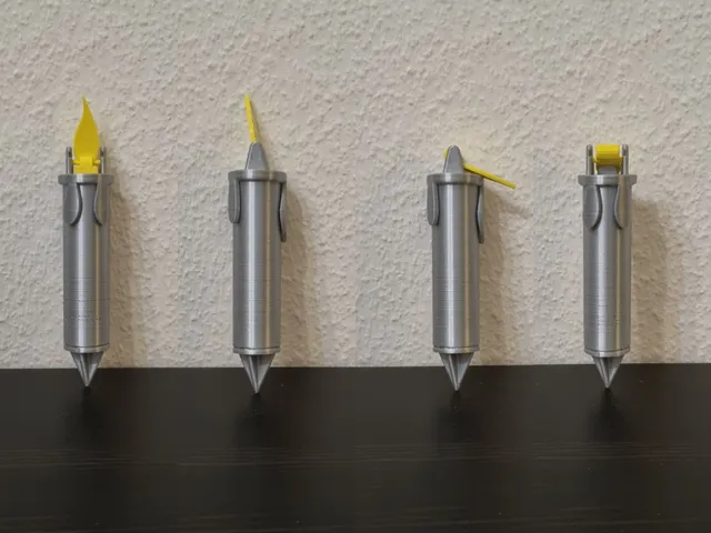 Blowable candle