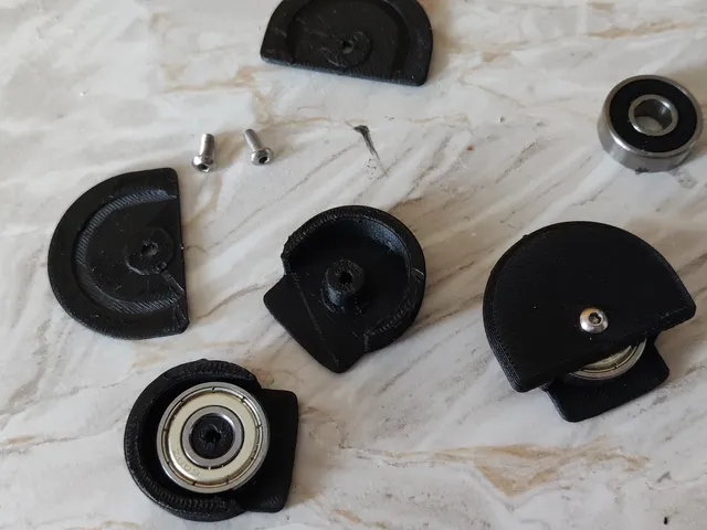 Cabinet door slider