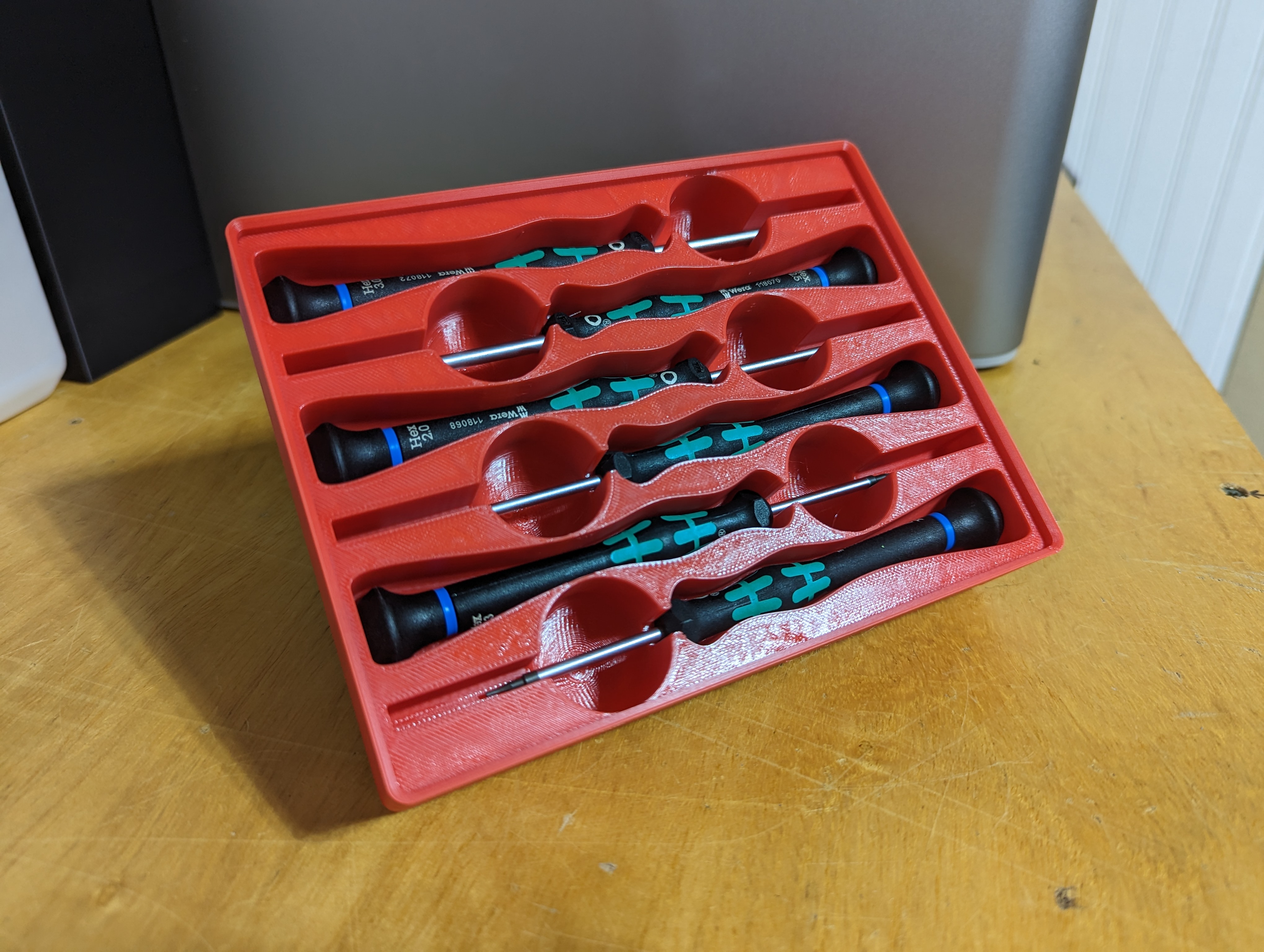 Wera Micro Screwdriver Organizer - Stackable - Gridfinity Compatible