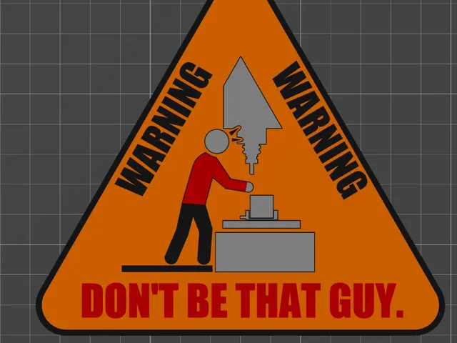 Dont be that guy sign