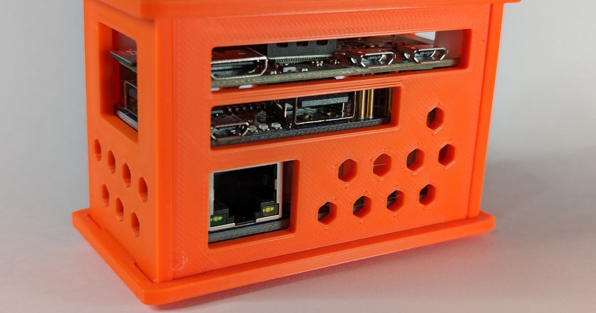 Raspberry Pi Zero W/WH Waveshare Ethernet POE Case by doncoop ...