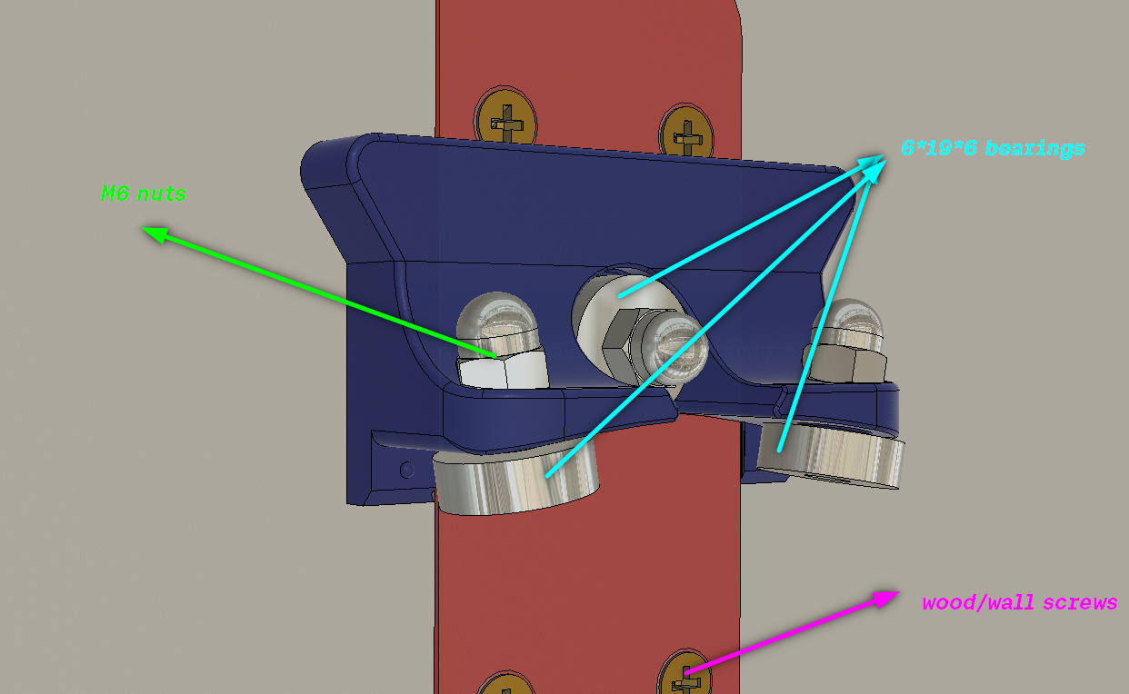 Miniatura 11 do modelo 3D Low profile spool holder