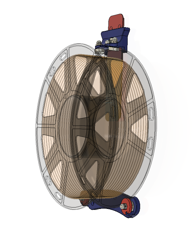 Miniatura 7 do modelo 3D Low profile spool holder