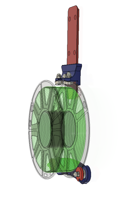 Miniatura 6 do modelo 3D Low profile spool holder