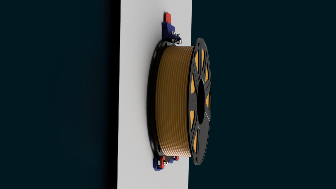 Miniatura 4 do modelo 3D Low profile spool holder