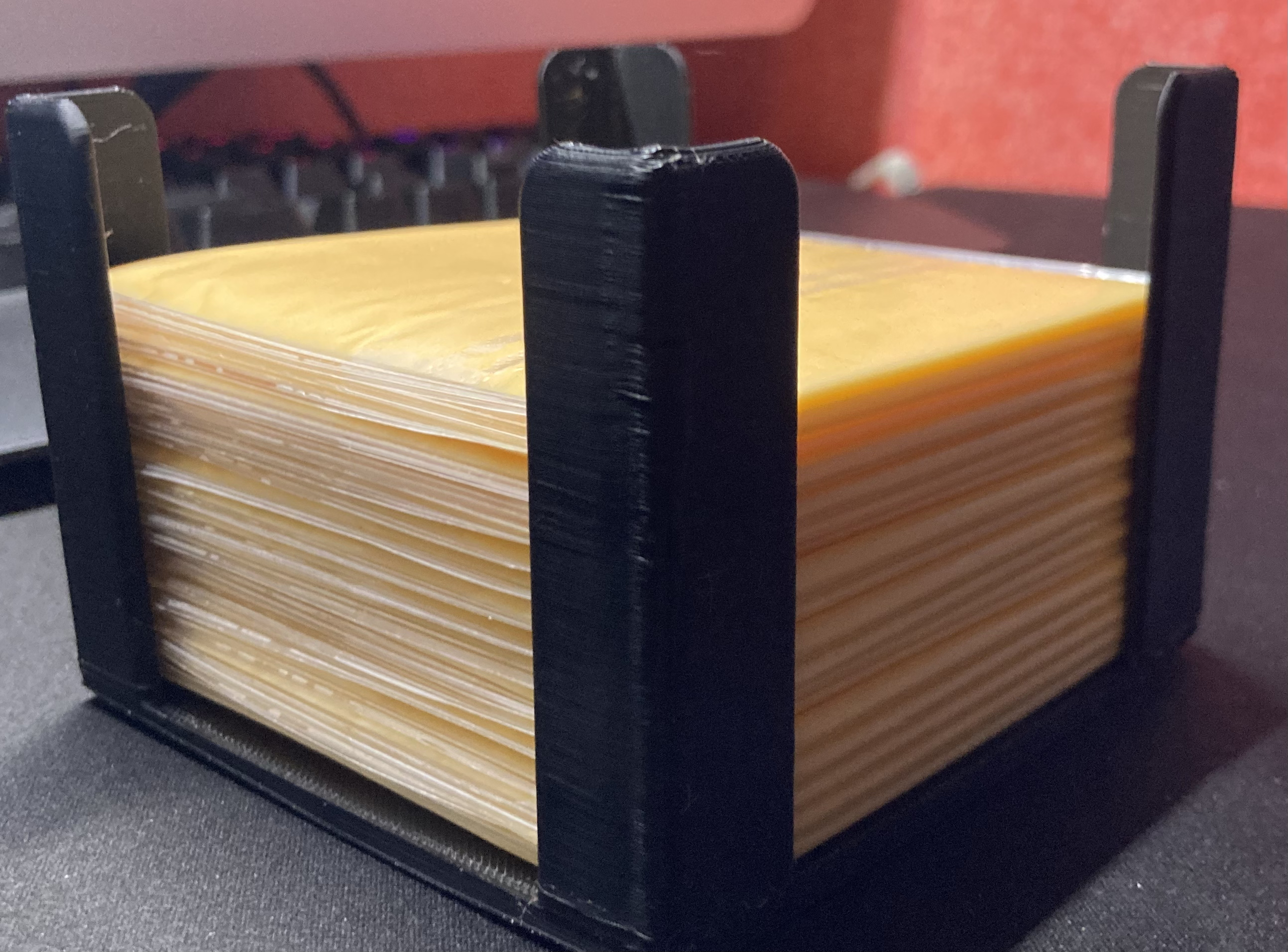 Kraft singles cheese holder/container