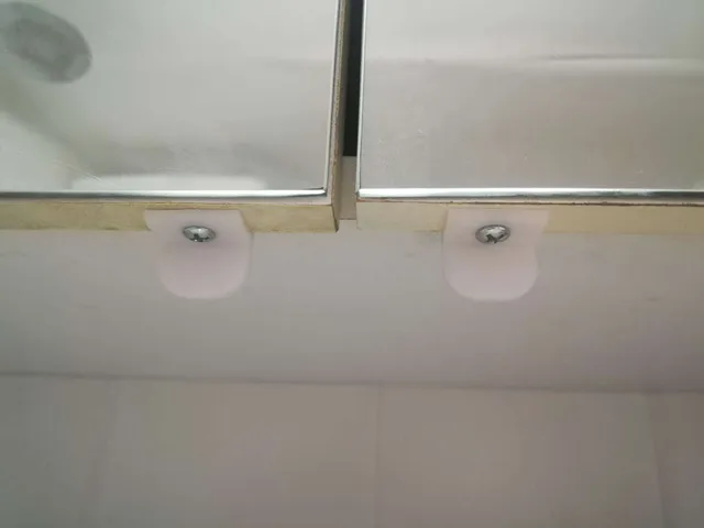 Bathroom Mirror Handle modified