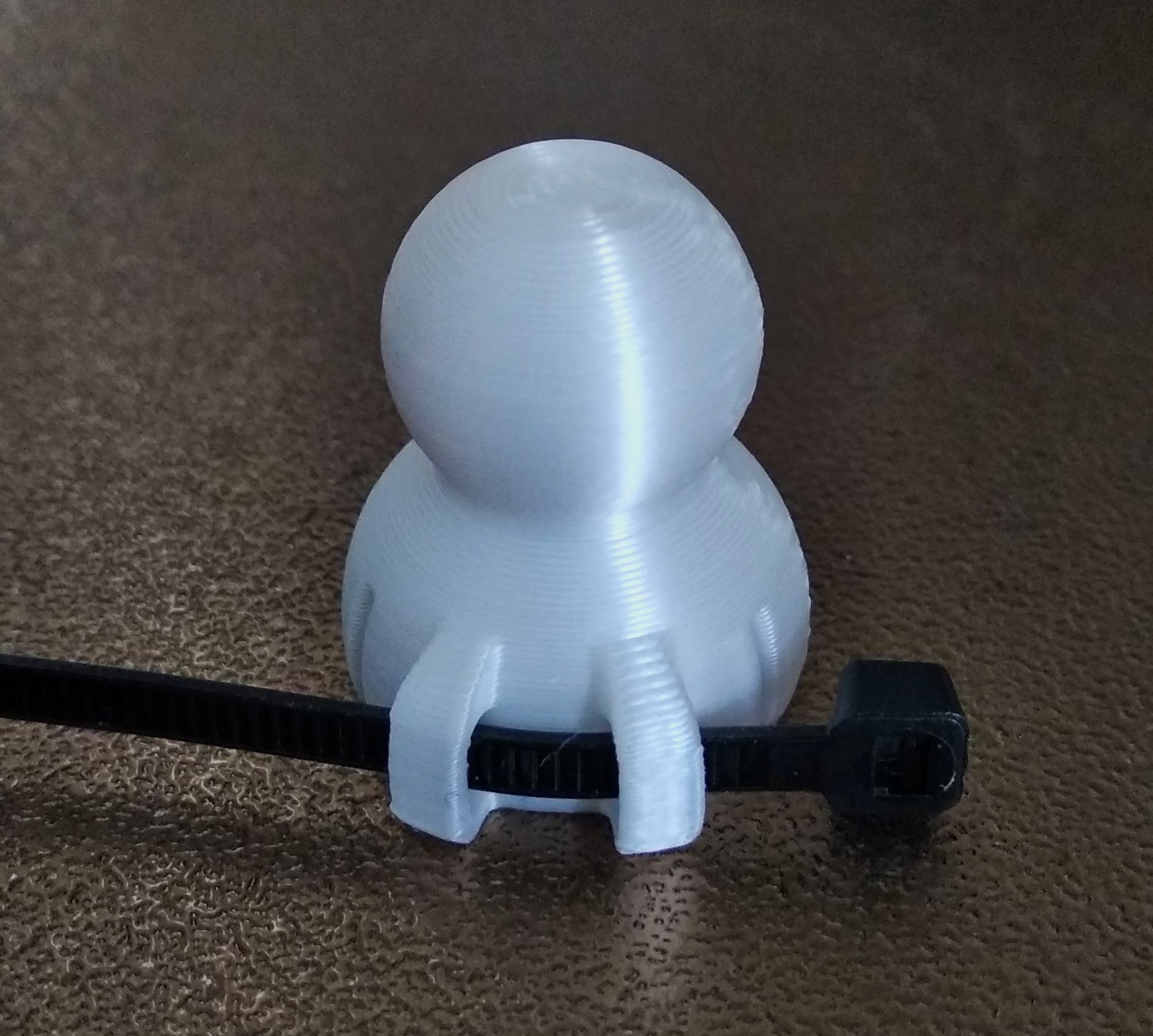 Flexi-Arm Link with Zip-Tie Loops 3D model thumbnail