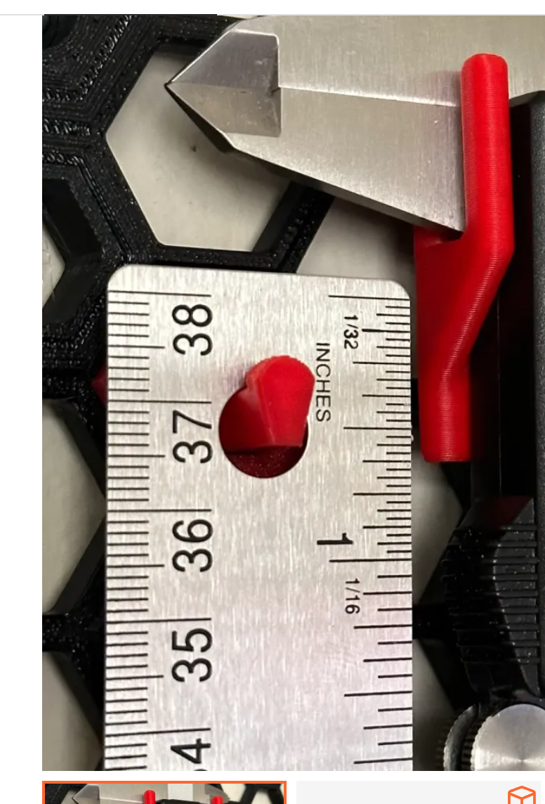 HSW Ruler Holder 3D model thumbnail