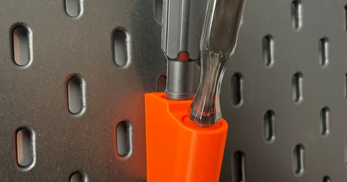 Screwdriver Holder by DaHouzKat Download free STL model
