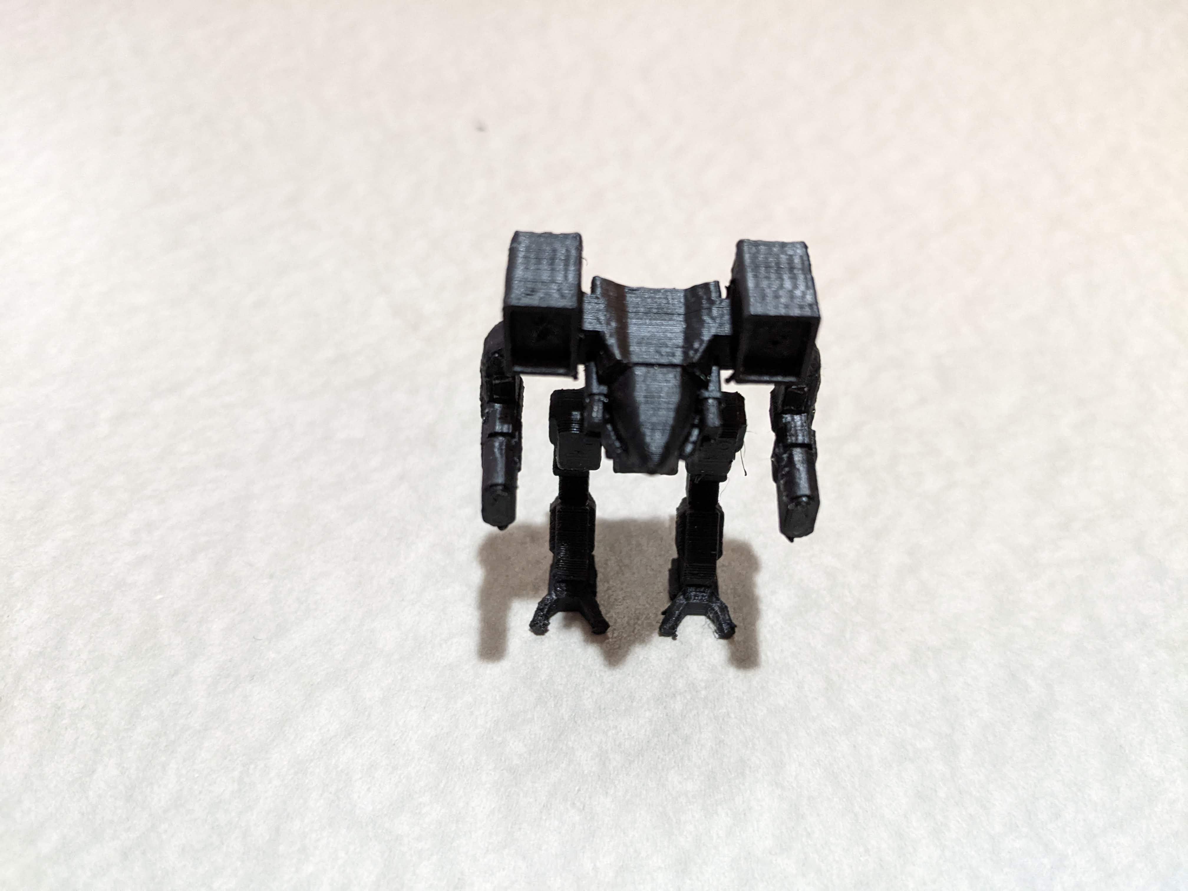 Timber Wolf Mech Low Poly Model