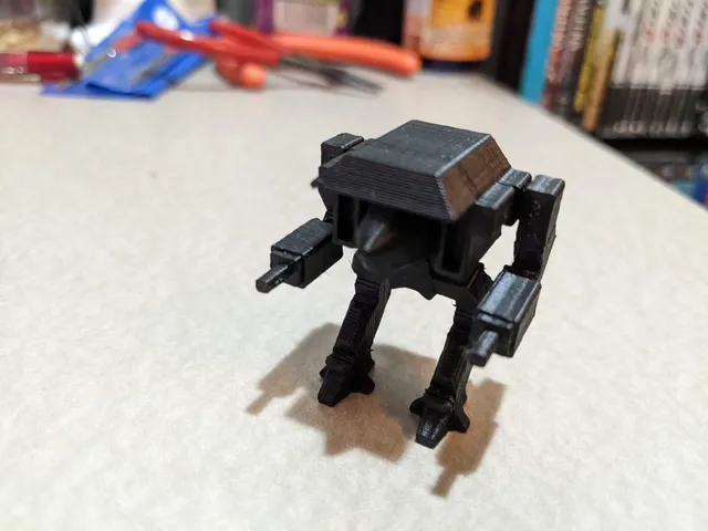 Dire Wolf Mech Low Poly