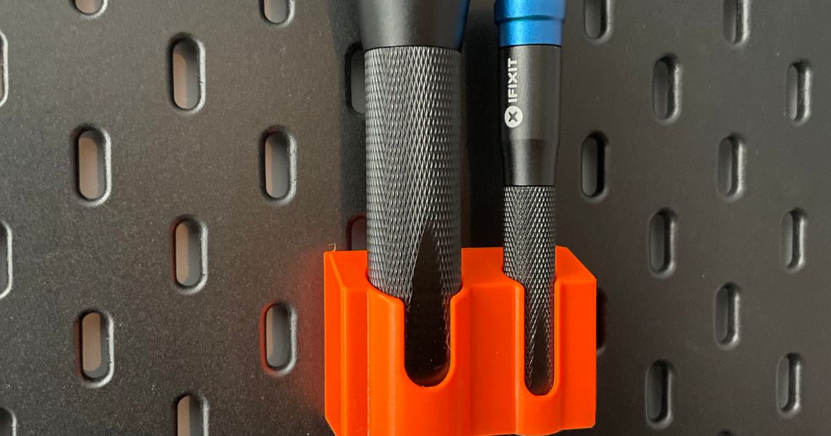 IFIXIT Screwdriver Holder by DaHouzKat Download free STL model