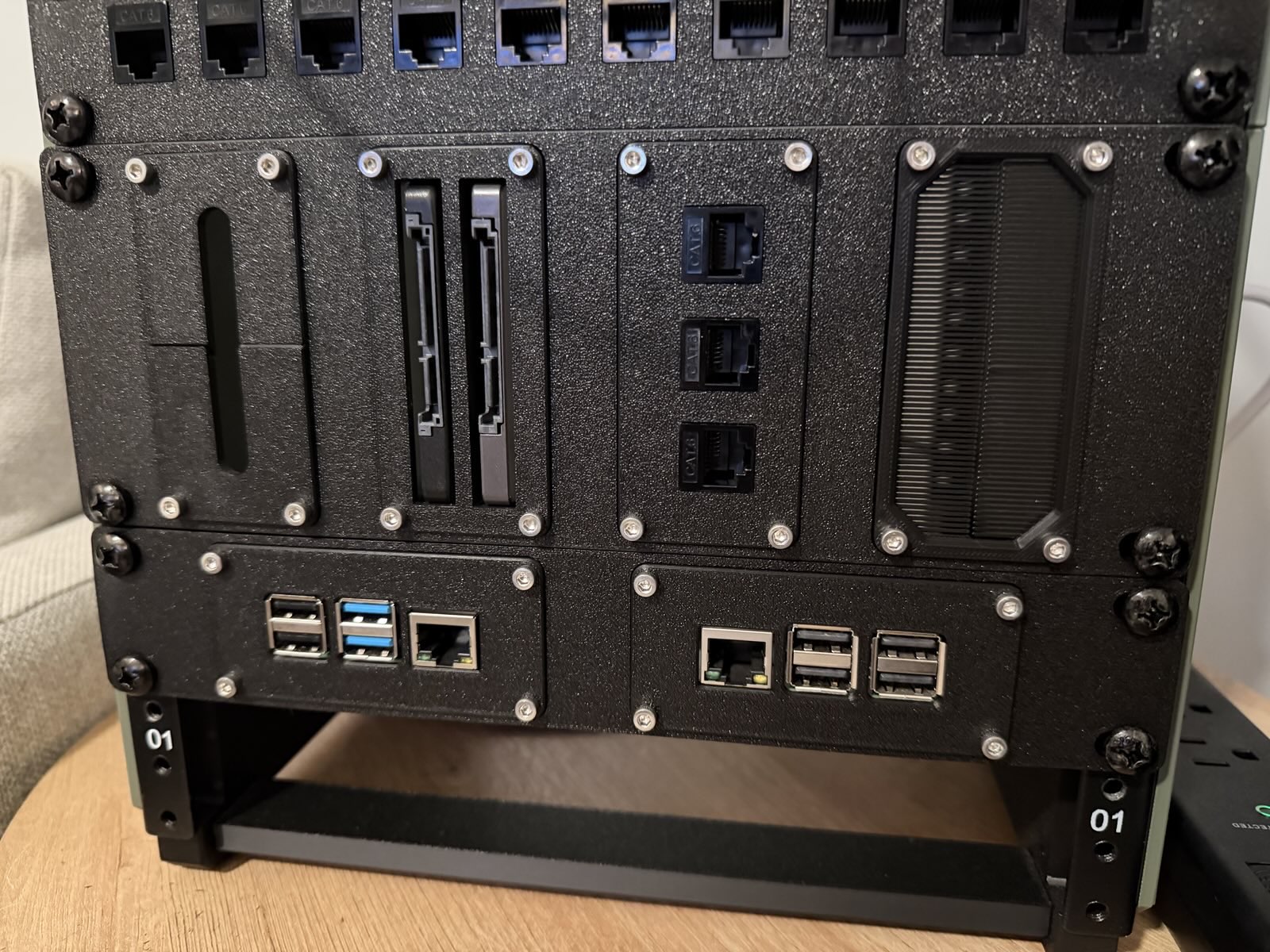 ModPlates modular component system for 10” mini racks.