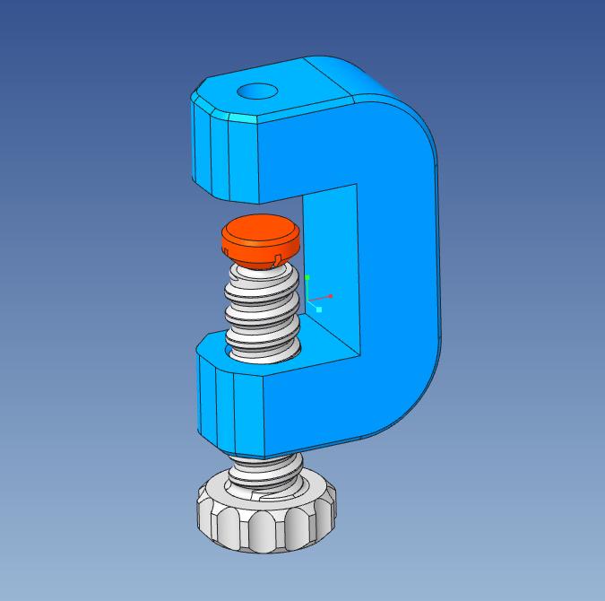 Amico Task Light Mounting C Clamp
