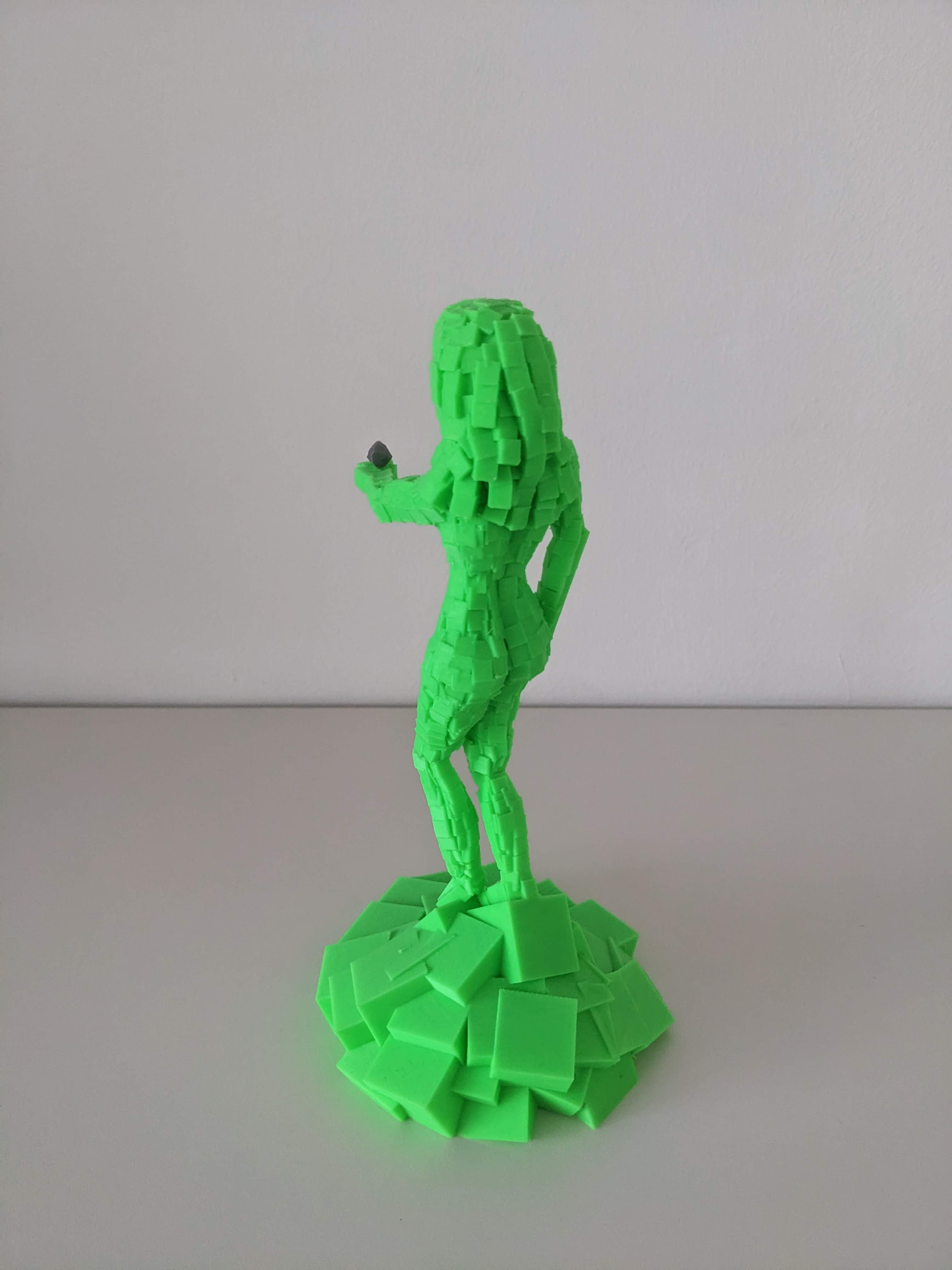 Women Statue SUSI - voxel art by Mini | Download free STL model ...