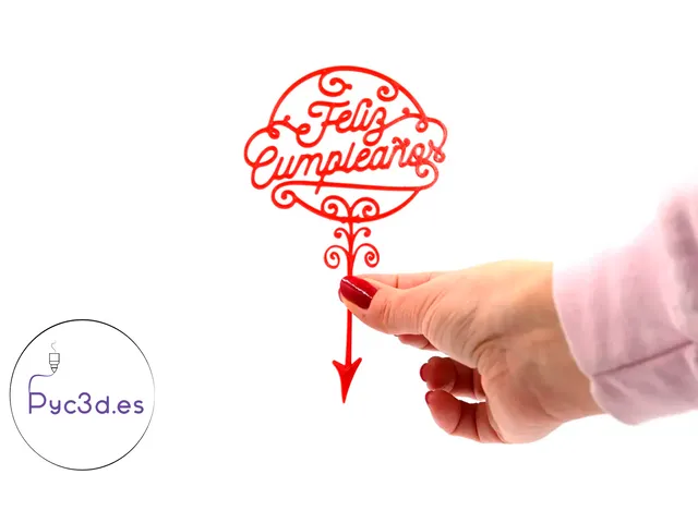FELIZ CUMPLEAÑOS CAKE TOPPER