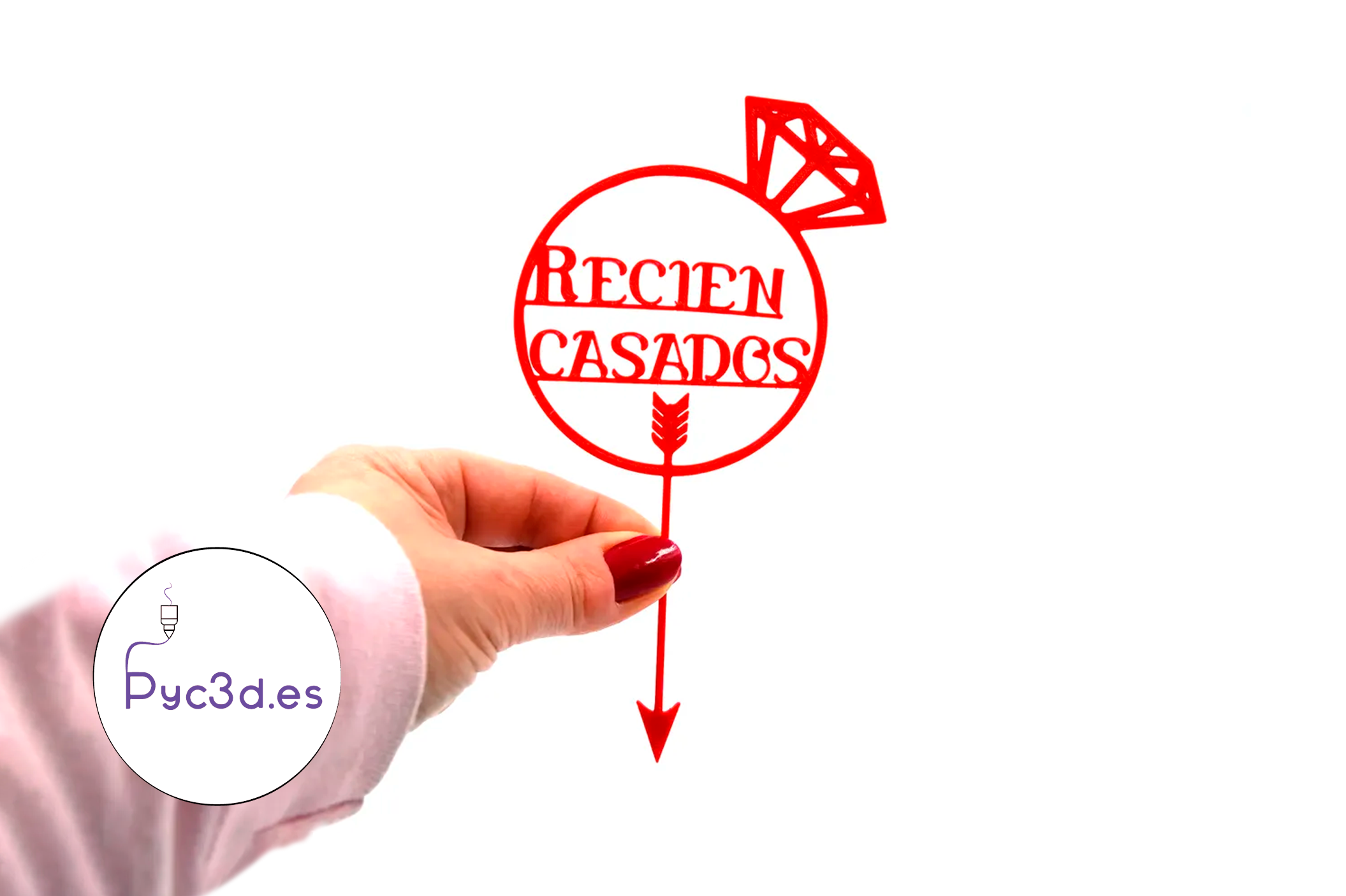 RECIEN CASADOS CAKE TOPPER