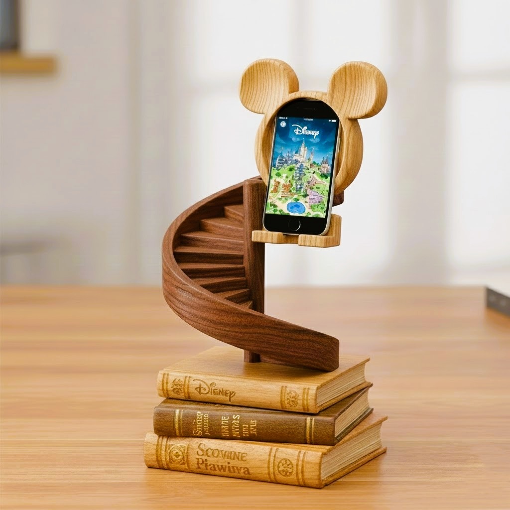 Disney Phone Holder - Mickey Ear Spiral Staircase Book Stand